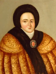 Portret van Tsarina Evdokiya Lopukhina